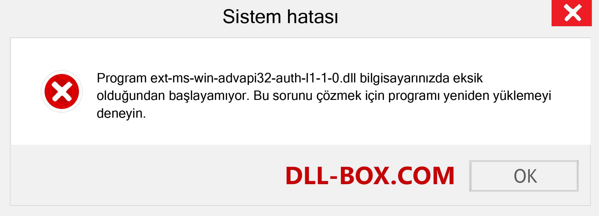 ext-ms-win-advapi32-auth-l1-1-0.dll dosyası eksik mi? Windows 7, 8, 10 için İndirin - Windows'ta ext-ms-win-advapi32-auth-l1-1-0 dll Eksik Hatasını Düzeltin, fotoğraflar, resimler